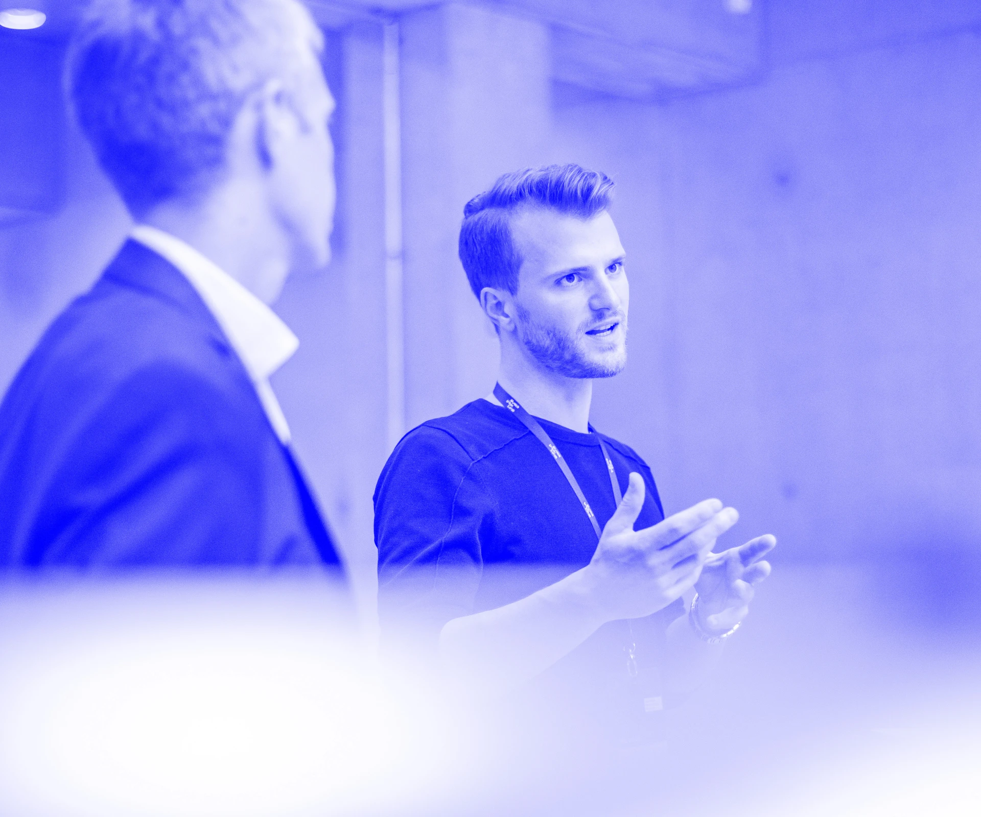 Unternehmer TUM Dialog blau