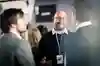 Three people networking