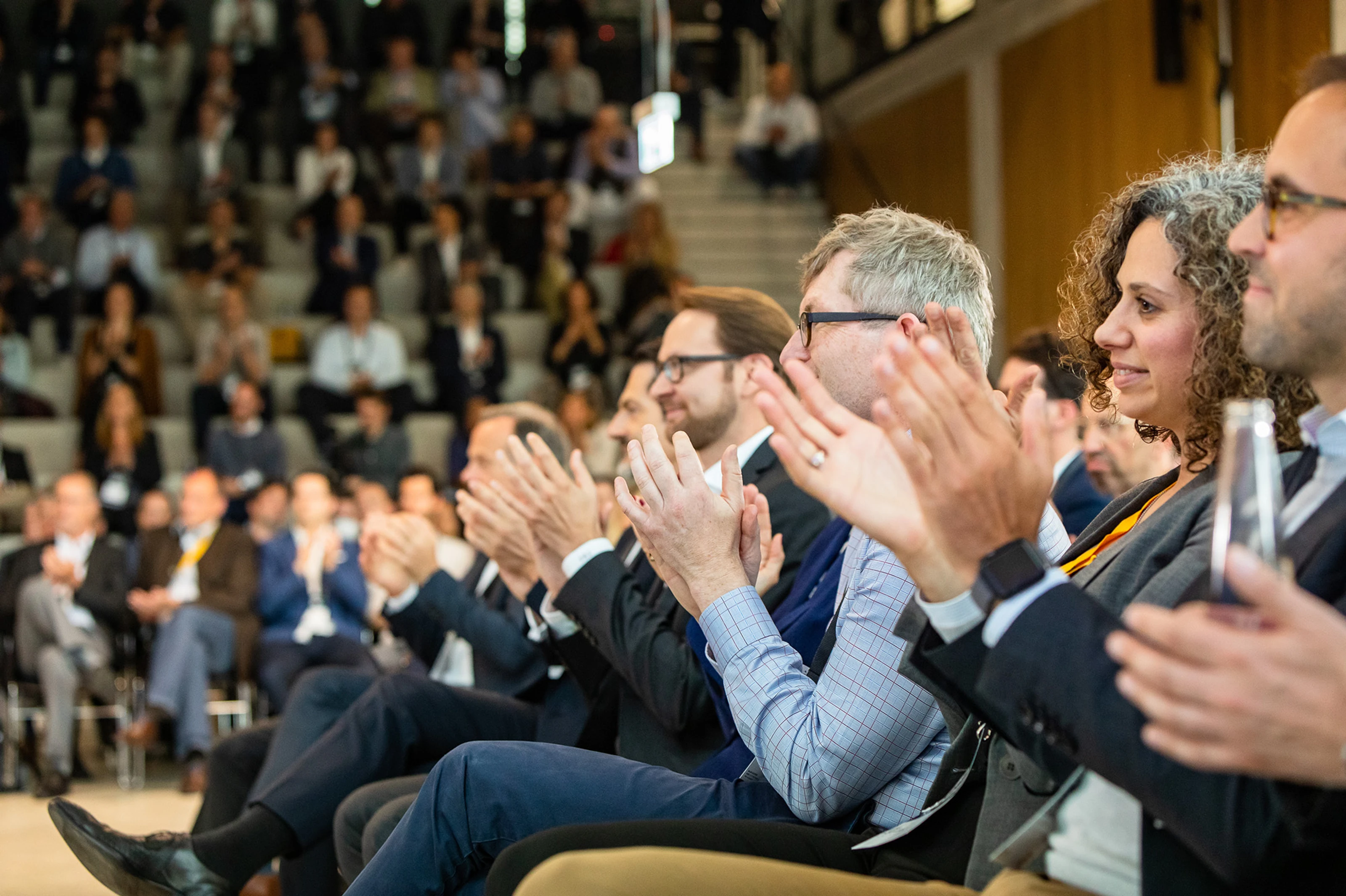 Forum UnternehmerTUM 2022, applauding guests