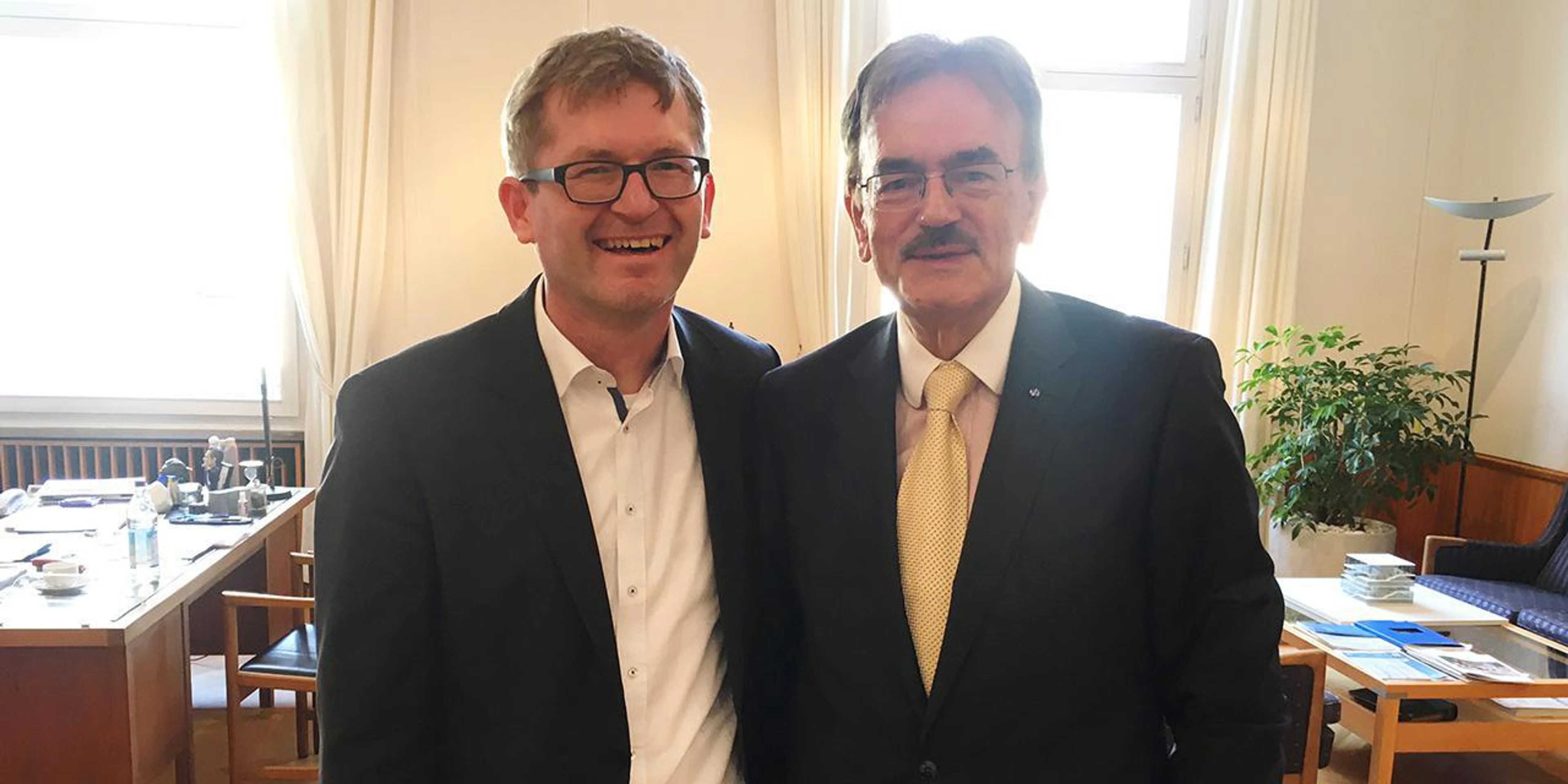 Helmut Schönenberger und Wolfgang Herrmann